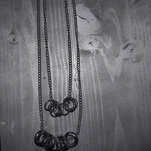 Forever 21 Layered Ring Necklace